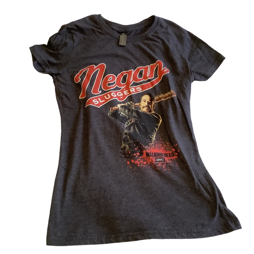 Gray Neegan Walking Dead Tee Shirt